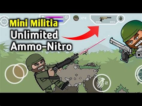 Mini Militia Unlimited Ammo and Nitro (MOD 4.2.8) .